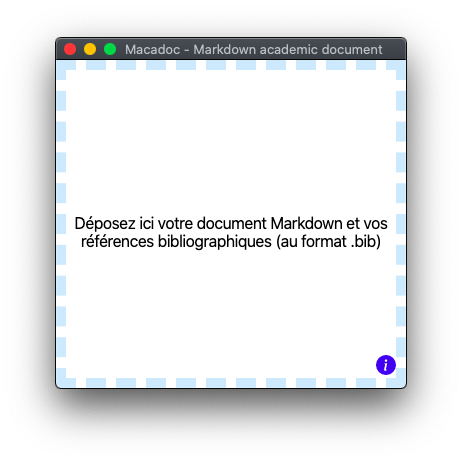 Macadoc : Glissez-déposez vos fichiers markdown à convertir